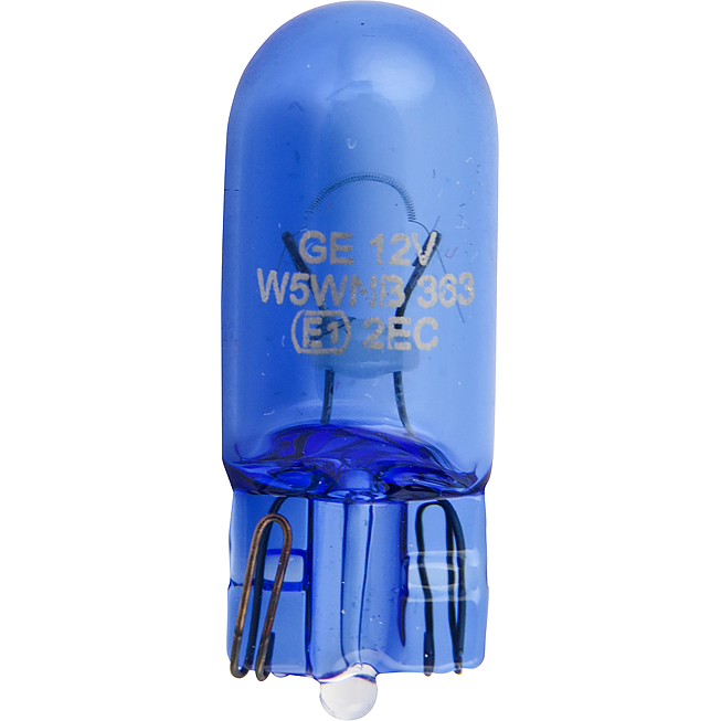 12V 5W Glassockellampe blau
