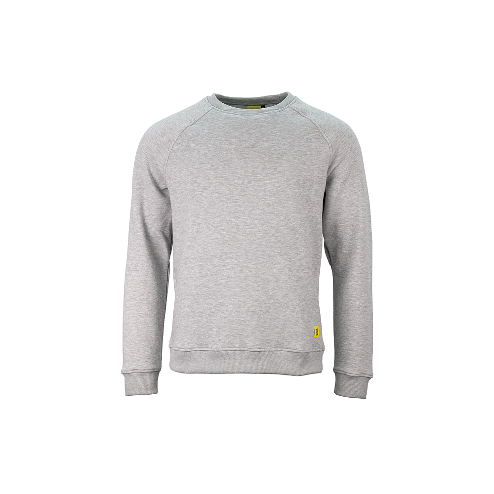 Rundhals-Sweatshirt Silver Grey Mel. (Grau) S