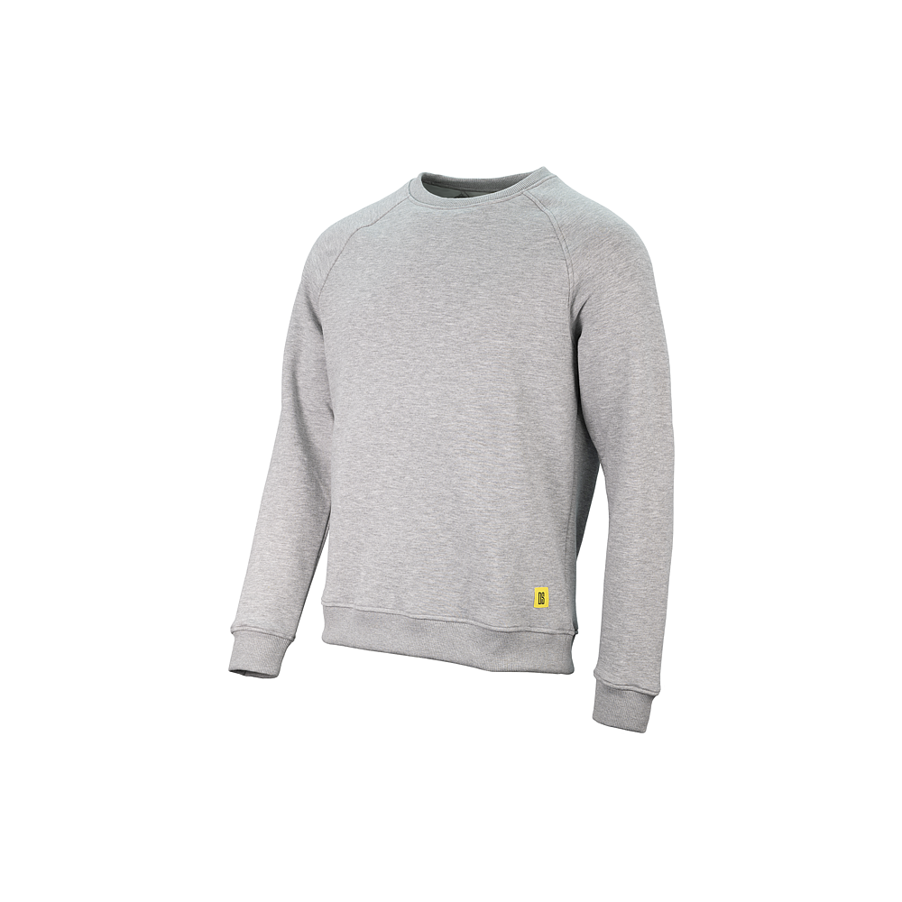 Rundhals-Sweatshirt Silver Grey Mel. (Grau)XXL