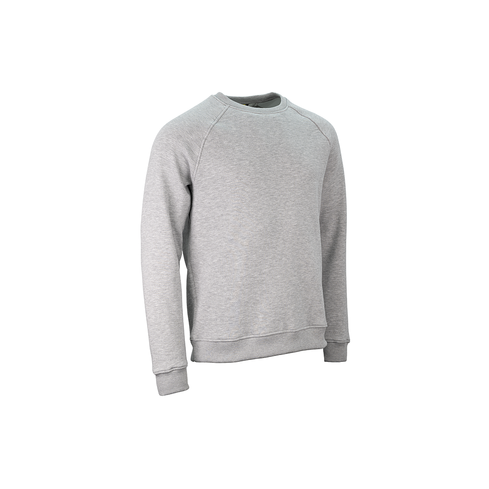 Rundhals-Sweatshirt Silver Grey Mel. (Grau) S