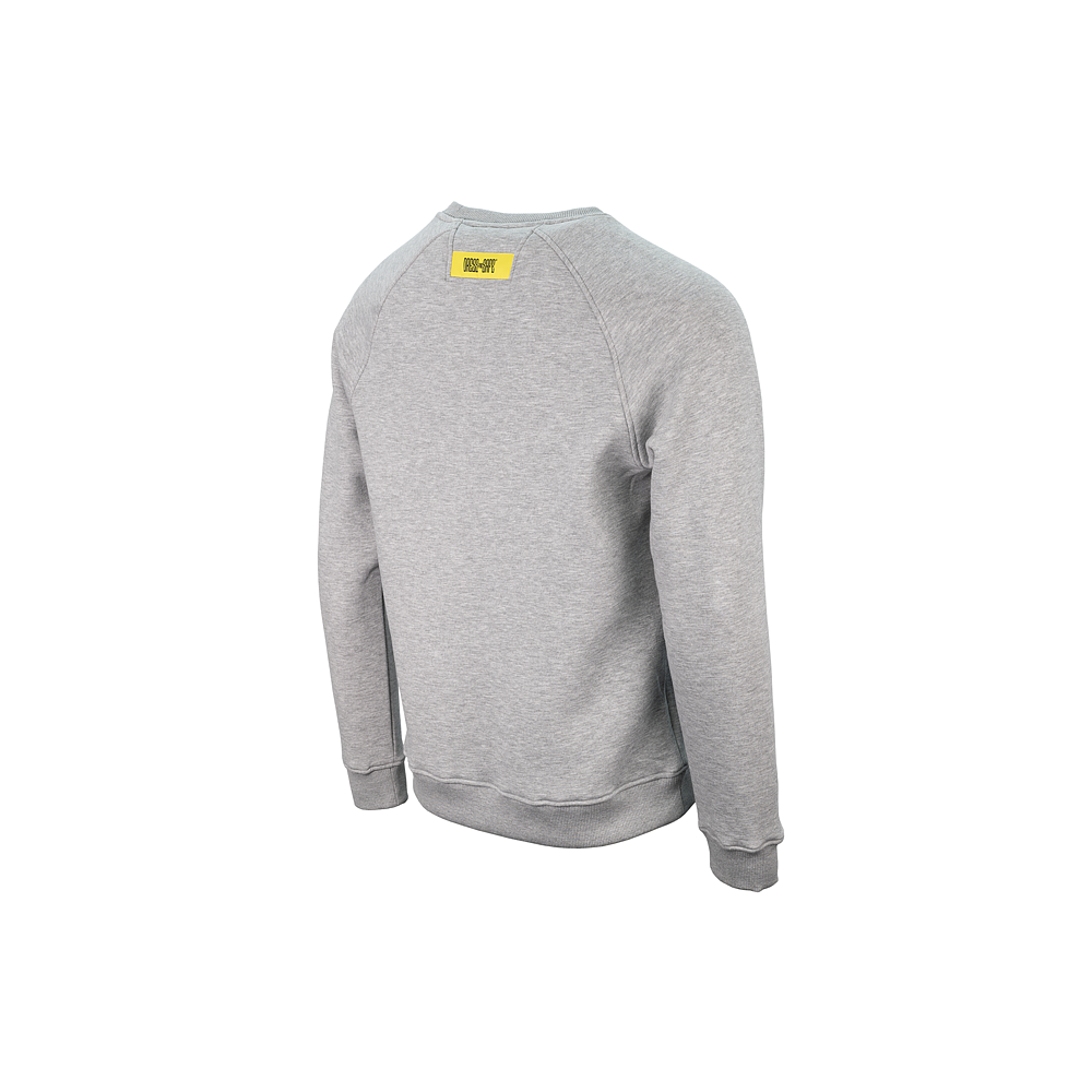 Rundhals-Sweatshirt Silver Grey Mel. (Grau) L