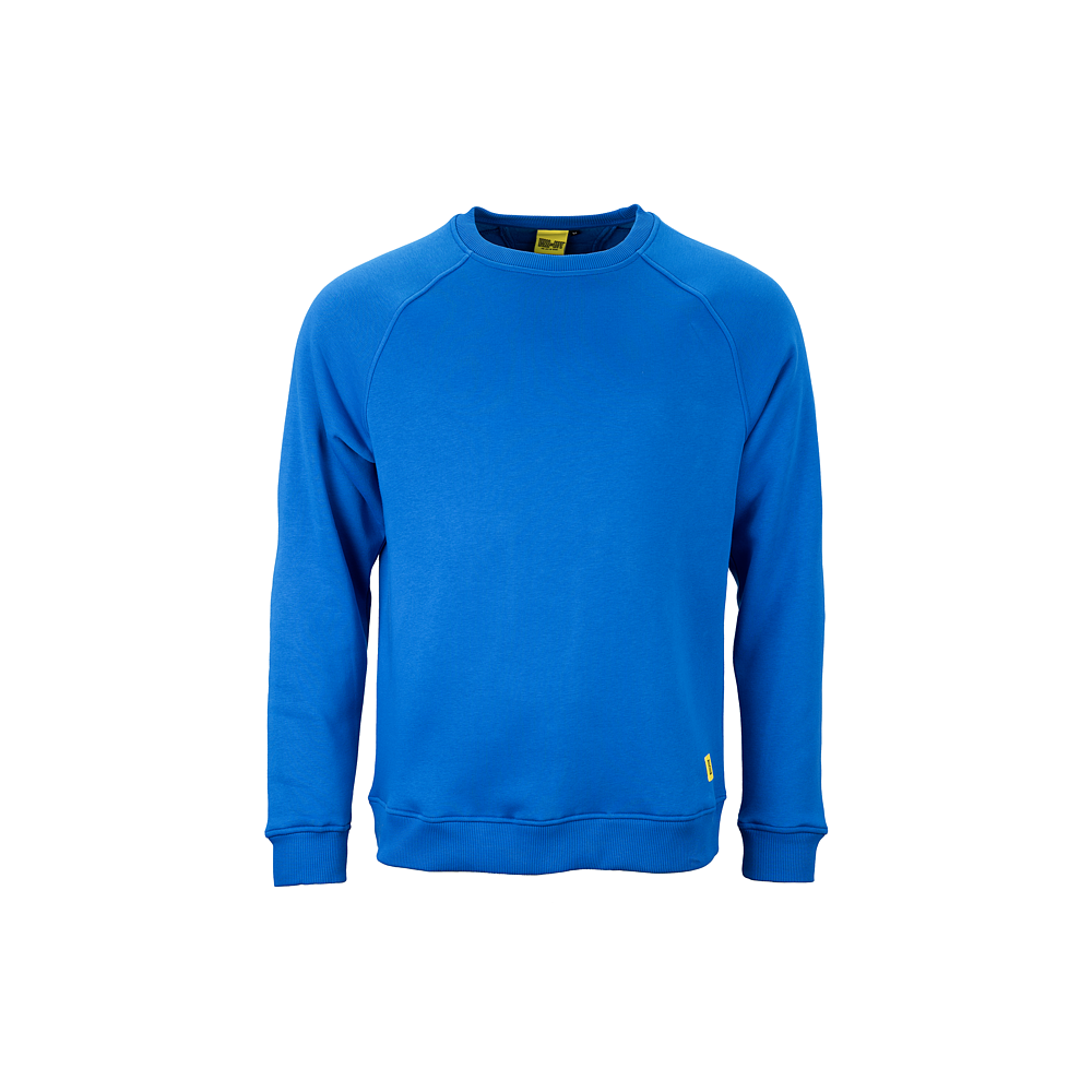 Rundhals-Sweatshirt Azurblau XXL