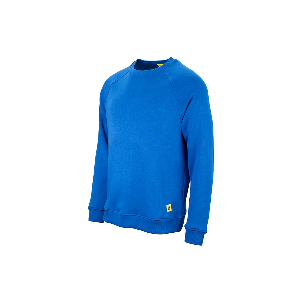 Rundhals-Sweatshirt Azurblau XXL