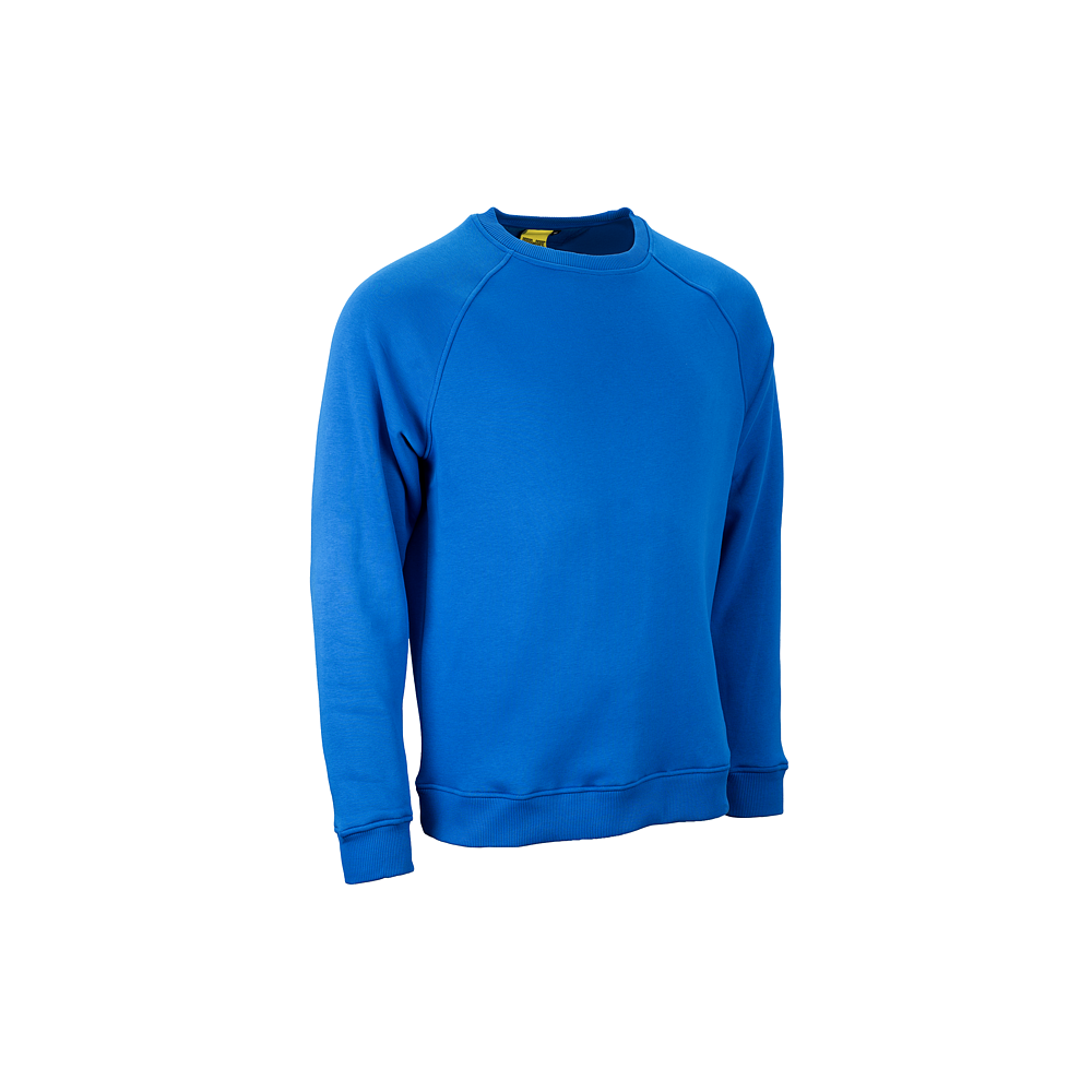 Rundhals-Sweatshirt Azurblau XXL