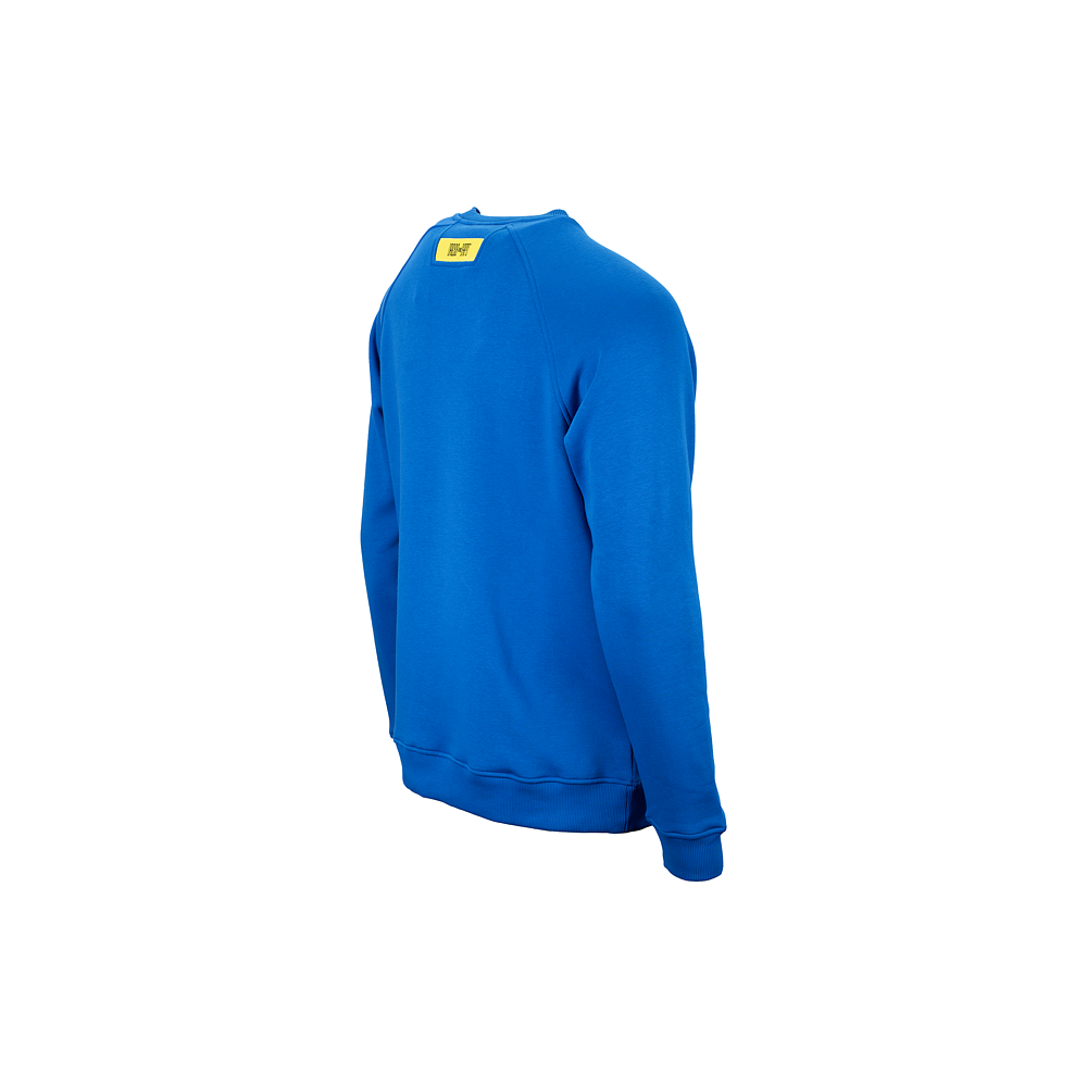 Rundhals-Sweatshirt Azurblau XXL