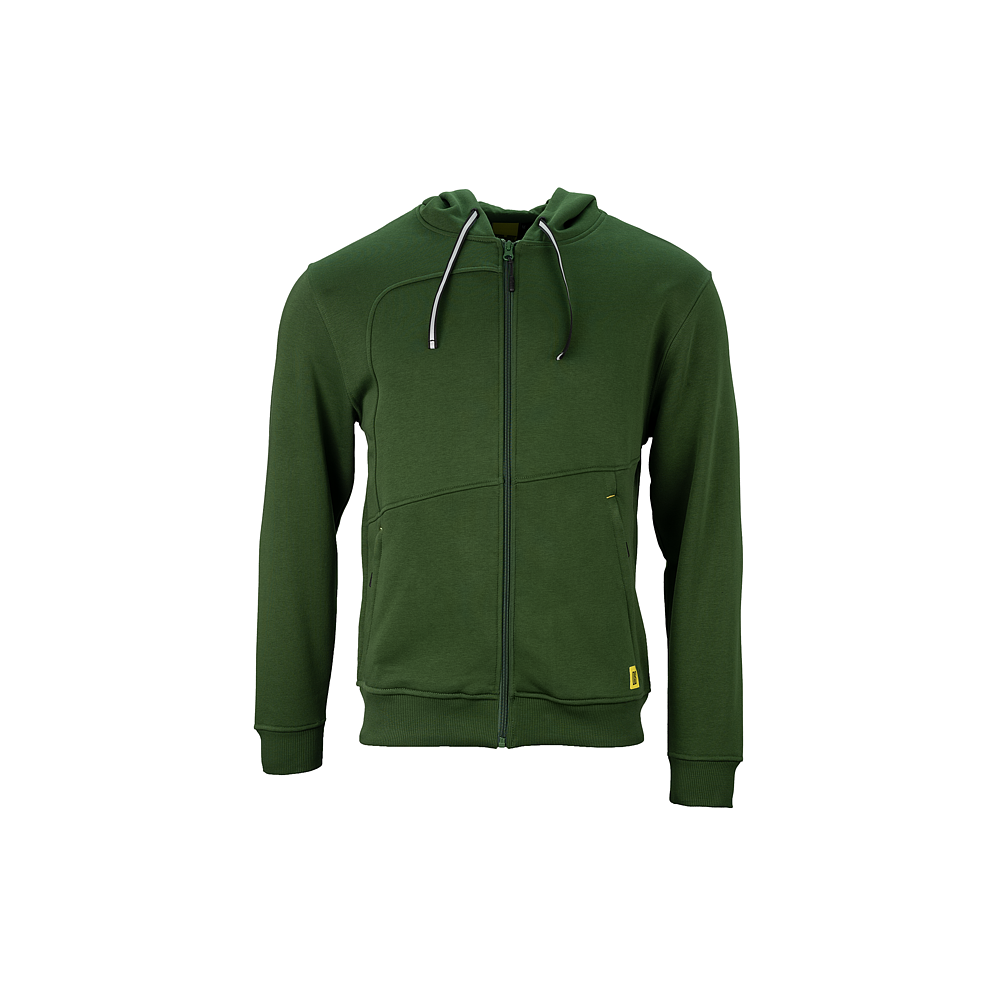 Zip-Sweatjacke grün M