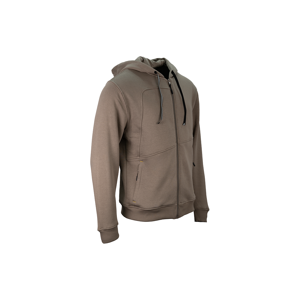 Zip-Sweatjacke Beige XL