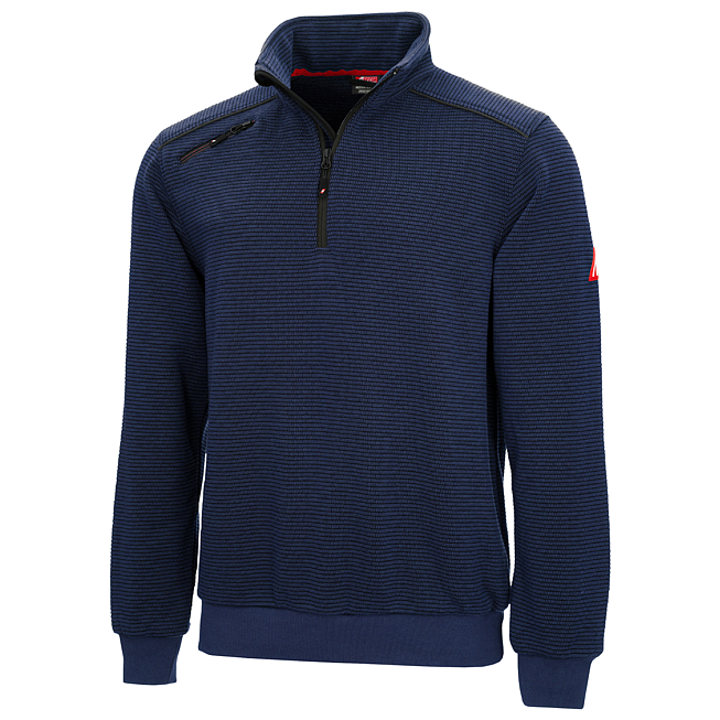 Zip-Sweater Navy XL
