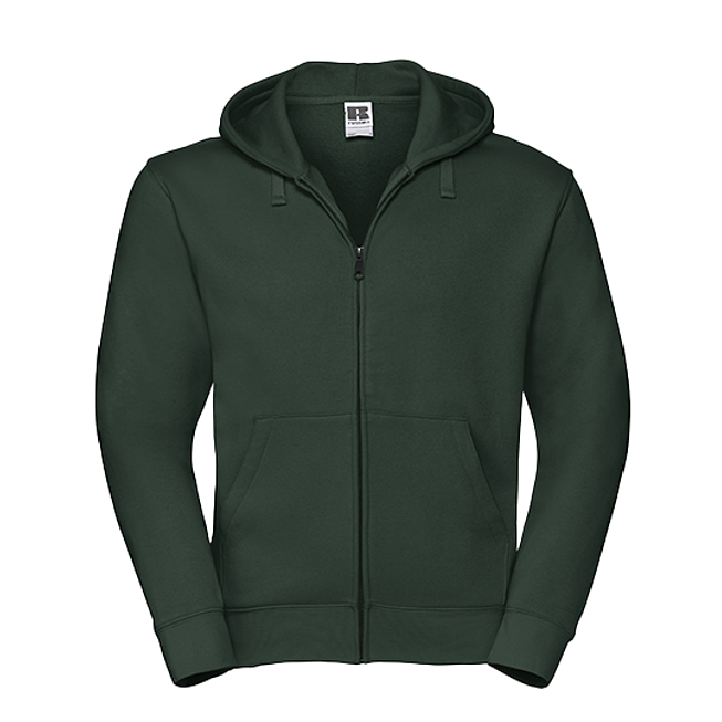 Zip-Sweaterjacke grün L
