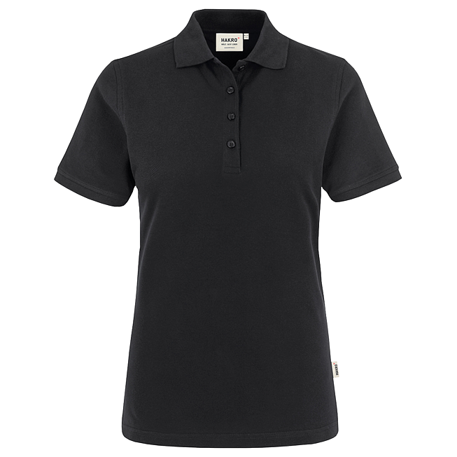 Damen Polo-Shirt Classic schwarz XS
