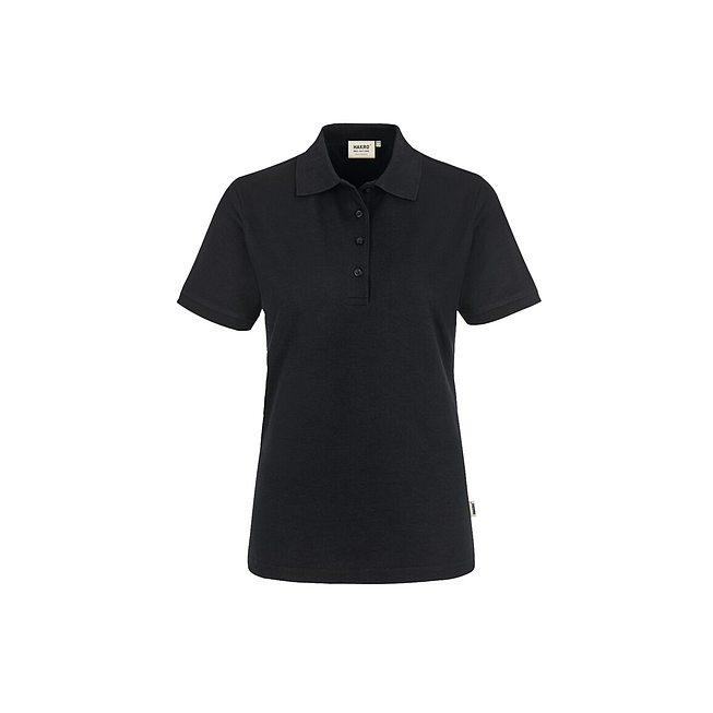 Damen Polo-Shirt Funktion schwarz XL