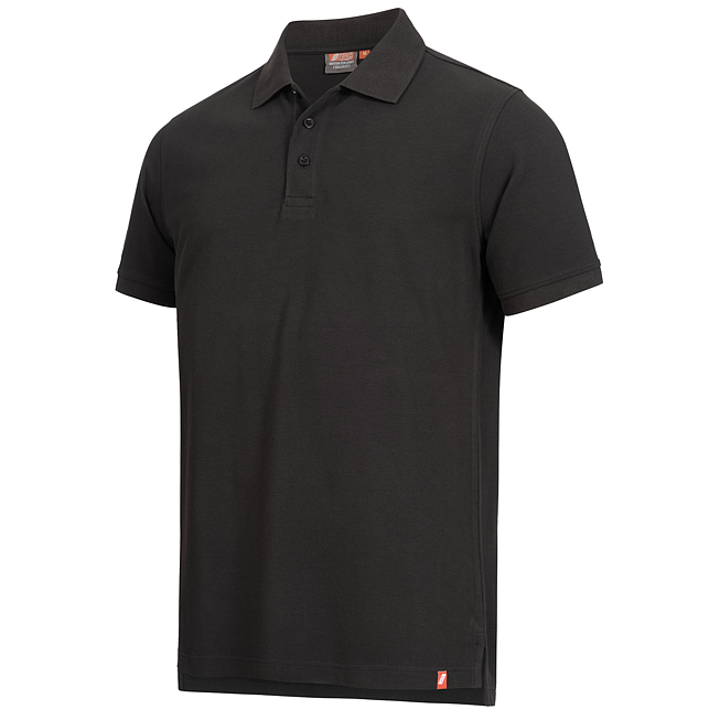 Herren Polo-Shirt Basic schwarz S